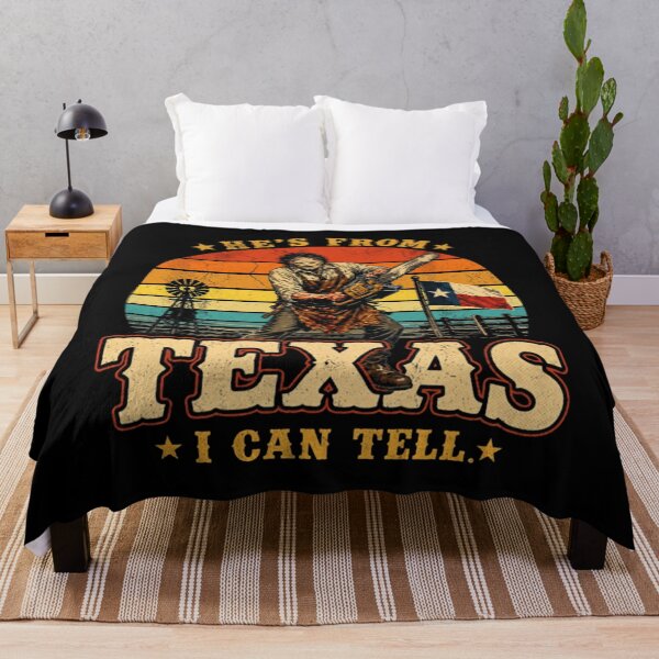 Item preview, Hes-From-Texas-I-Can-Tell-Texas-Chainsaw-Massacre-Horror-Movie-Fan designed and sold by BraylenDrado.