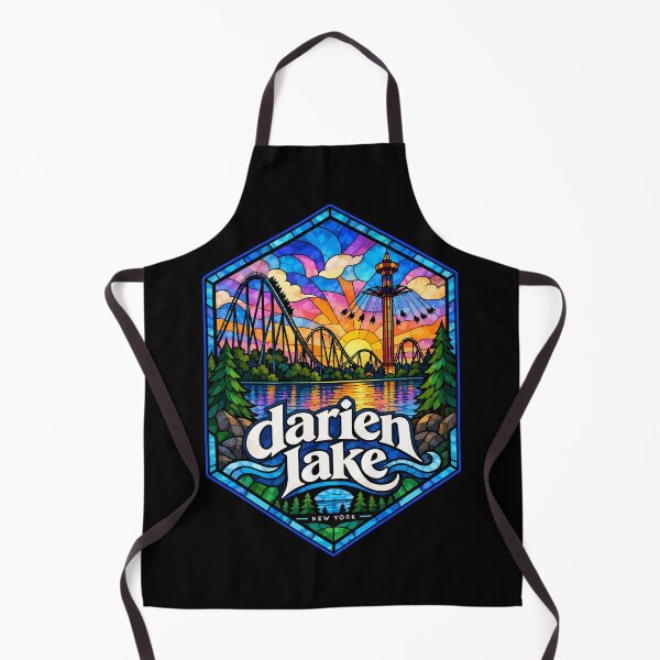Item preview, Darien Lake New York Stained Glass Travel designed and sold by TomFrontierArt.