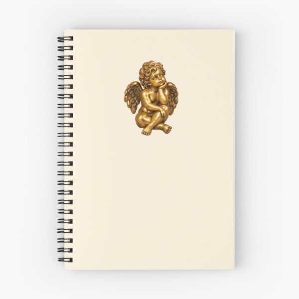 Item preview, Golden Cherub Angel Statue Art designed and sold by jianina-alondra.