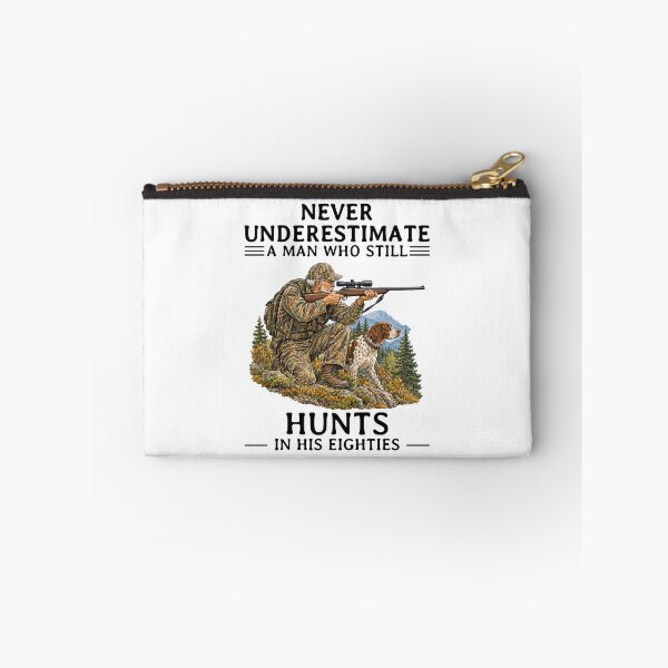 Item preview, Never Underestimate an Old Man Who Still Hunts in His Eighties designed and sold by LounisArt.
