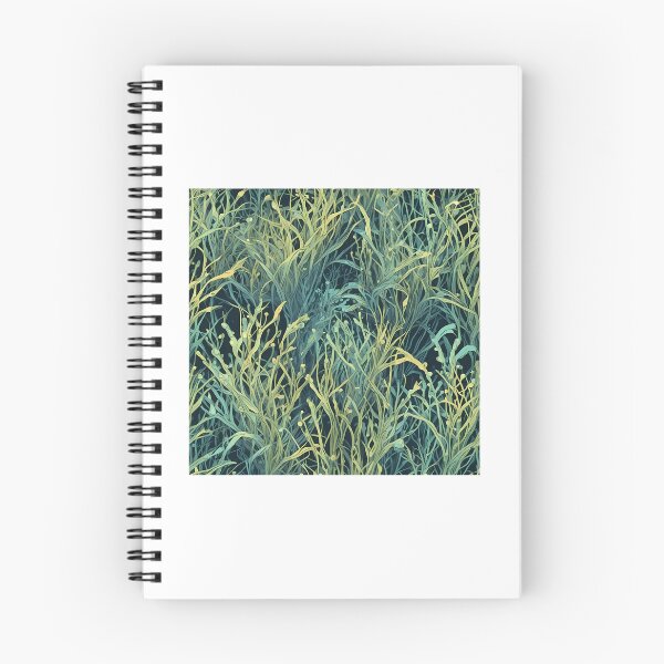 Item preview, Abstract Bioluminescent Seagrass Pattern designed and sold by RebelNatures.