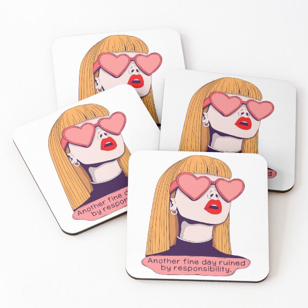 Item preview, Another Fine Day Ruined By Responsibilities  Funny Retro Pop Art designed and sold by PALMTREEfwi.