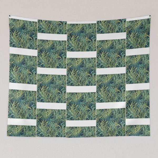 Item preview, Abstract Bioluminescent Seagrass Pattern designed and sold by RebelNatures.