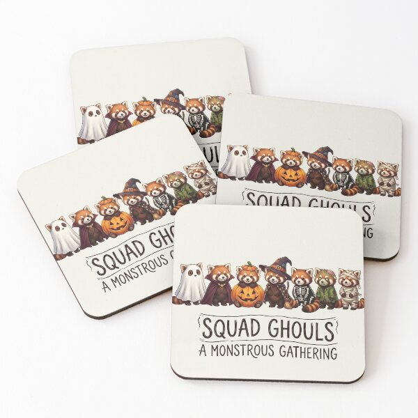 Item preview, Cute Halloween Red Panda - Squad Ghouls Monstrous Gathering designed and sold by designwiss.