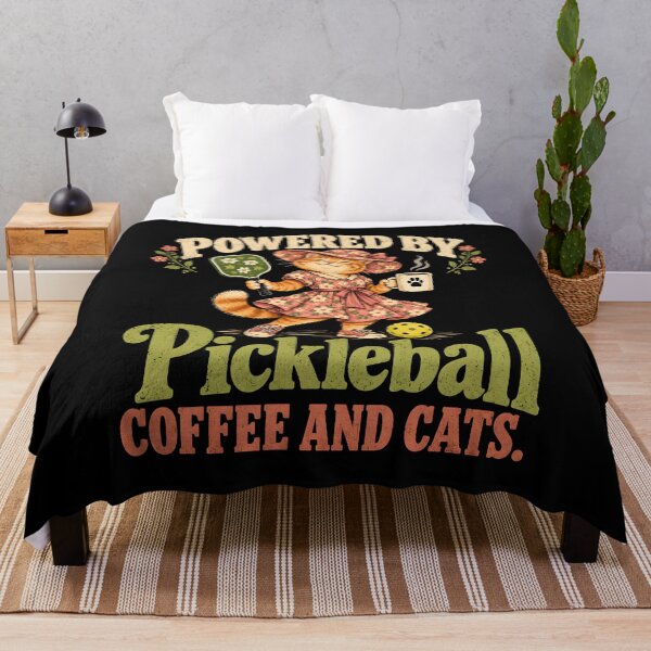 Item preview, Powered by Pickleball Coffee Cats designed and sold by a-turner-paint.