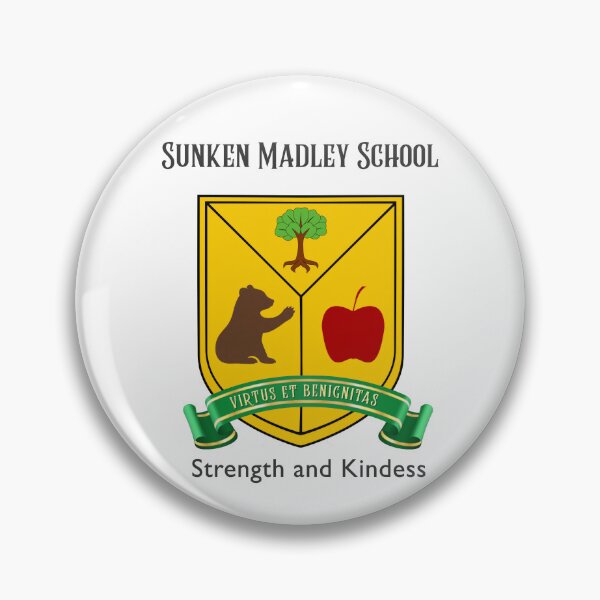 Item preview, Sunken Madley School Crest – Strength and Kindness. - Fictional School designed and sold by Amanda-Cadabra.