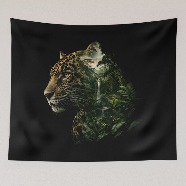 Item preview, wild jungle jaguar designed and sold by CharleneKay1.