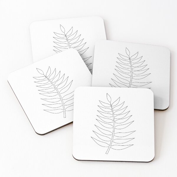 Item preview, Fern Detailed 2 Line Art Gift designed and sold by OneLine Studio.