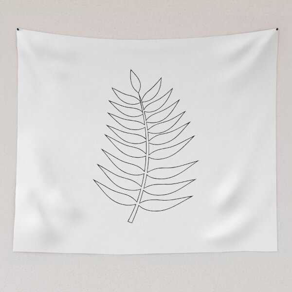 Item preview, Fern Detailed 2 Line Art Gift designed and sold by OneLine Studio.