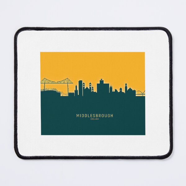 Item preview, Middlesbrough England Skyline  designed and sold by ParadiseByArt.