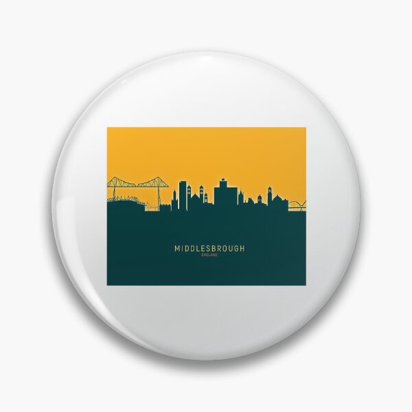 Item preview, Middlesbrough England Skyline  designed and sold by ParadiseByArt.