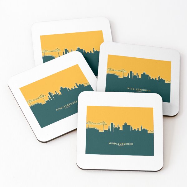 Item preview, Middlesbrough England Skyline  designed and sold by ParadiseByArt.