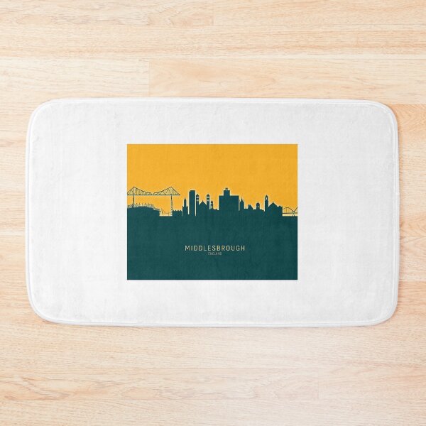 Item preview, Middlesbrough England Skyline  designed and sold by ParadiseByArt.