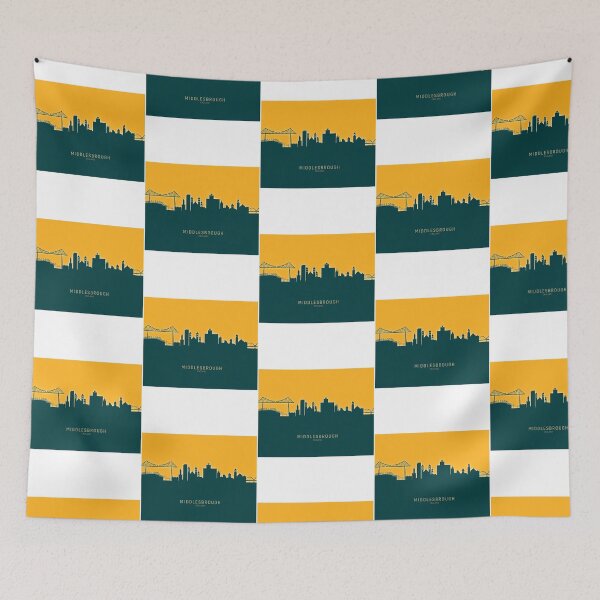 Item preview, Middlesbrough England Skyline  designed and sold by ParadiseByArt.