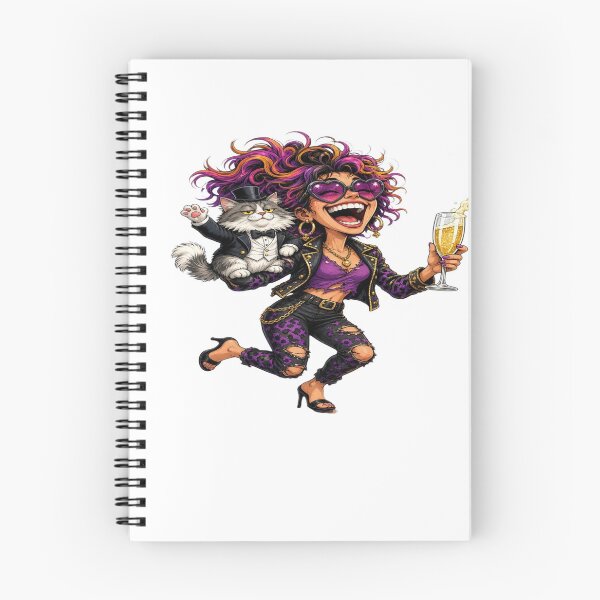 Item preview, Champagne & Fancy Cat: Rocker Glam Party Graphic designed and sold by Sushikidsntoddlers.
