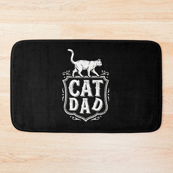 Item preview, Cat Dad Distressed Vintage Feline Pet Lover Emblem designed and sold by OlyvieArt.