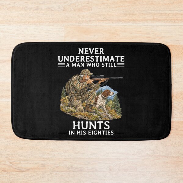 Item preview, Never Underestimate an Old Man Who Still Hunts in His Eighties designed and sold by LounisArt.