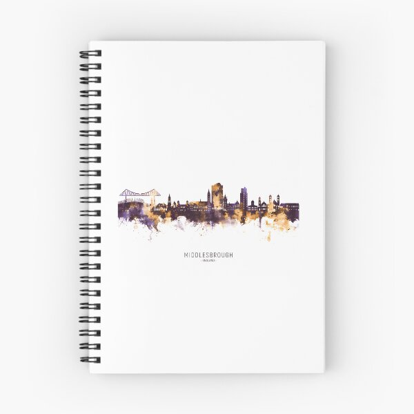 Item preview, Middlesbrough England Skyline  designed and sold by ParadiseByArt.