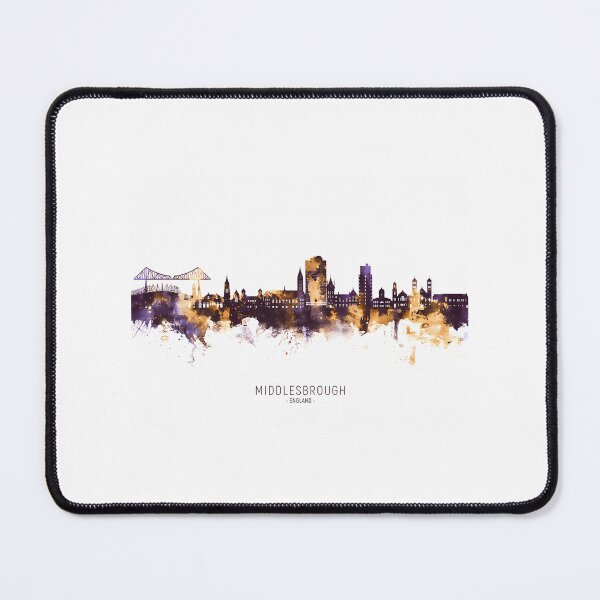Item preview, Middlesbrough England Skyline  designed and sold by ParadiseByArt.