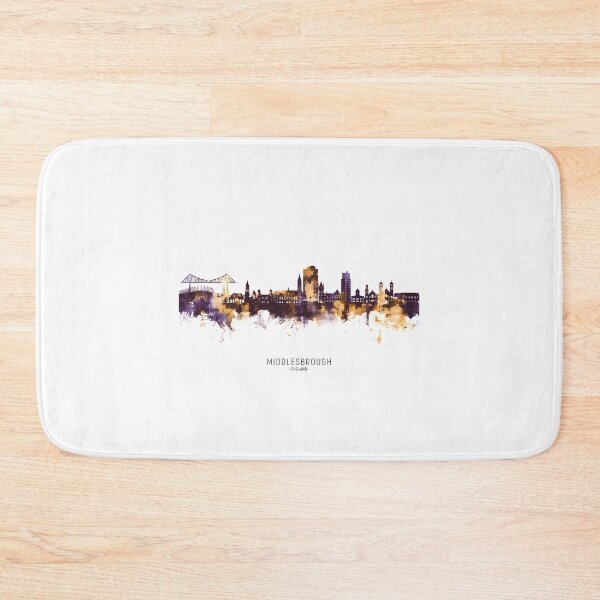 Item preview, Middlesbrough England Skyline  designed and sold by ParadiseByArt.