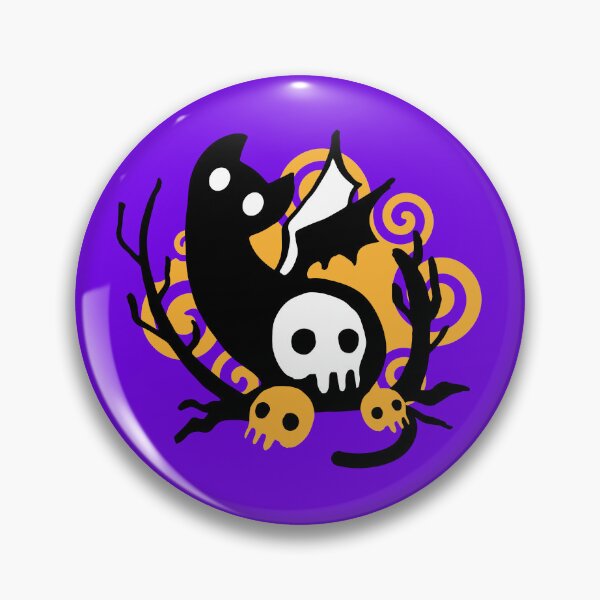 Item preview, Vampire black skull cat halloween logo designed and sold by Konopikyu.
