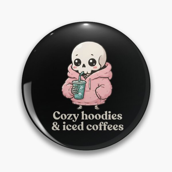 Item preview, Cozy Hoodies & Iced Coffees Pastel Goth designed and sold by dudelinart.