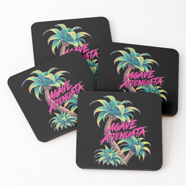 Item preview, 90s Faux Rock Band Design, Agave Attenuata Plant Graphic, Succulent Lovers Gift, Rocker plant lover, Hair Metal style designed and sold by SpookyShadesLab.