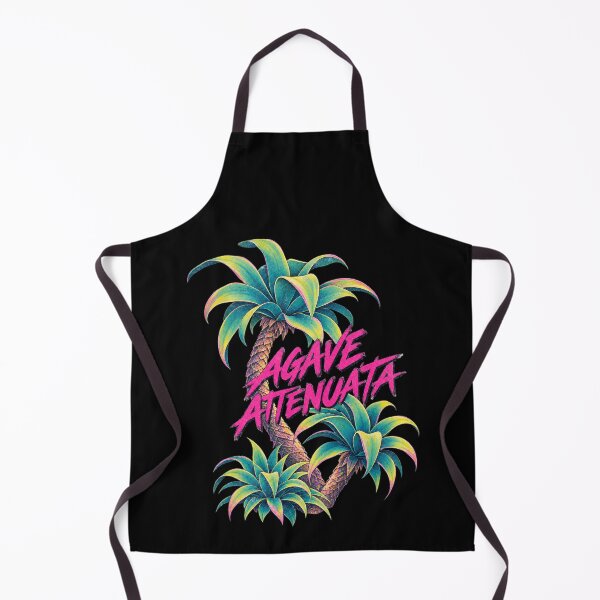 Artikelvorschau, Design im Stil einer Rockband der 90er Jahre, Grafik der Agave attenuata, Geschenk für Sukkulentenliebhaber, für Rocker und Pflanzenfreunde, Hair-Metal-Stil entworfen und verkauft von SpookyShadesLab.