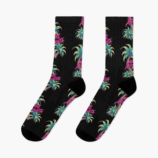 Item preview, 90s Faux Rock Band Design, Agave Attenuata Plant Graphic, Succulent Lovers Gift, Rocker plant lover, Hair Metal style designed and sold by SpookyShadesLab.