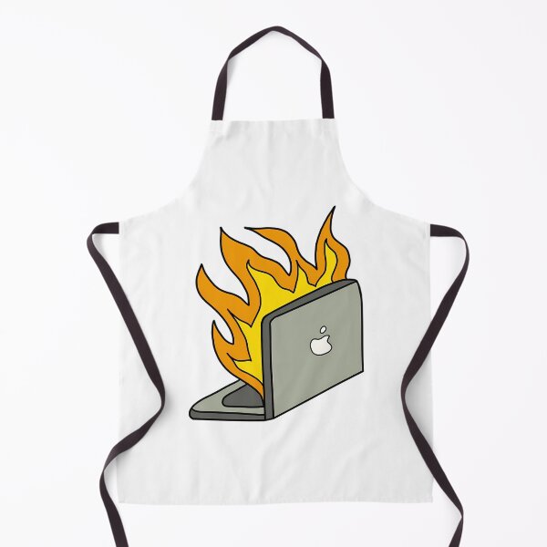 Item preview, Burning Laptop Comic Art designed and sold by PALMTREEfwi.