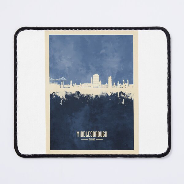 Item preview, Middlesbrough England Skyline designed and sold by ParadiseByArt.