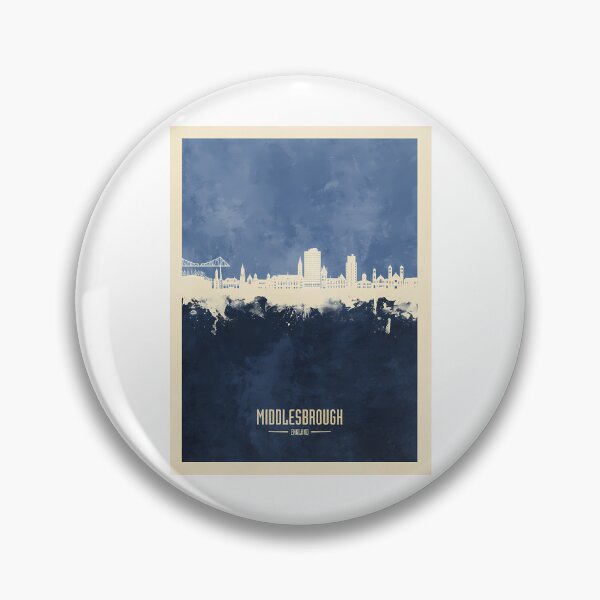 Item preview, Middlesbrough England Skyline designed and sold by ParadiseByArt.