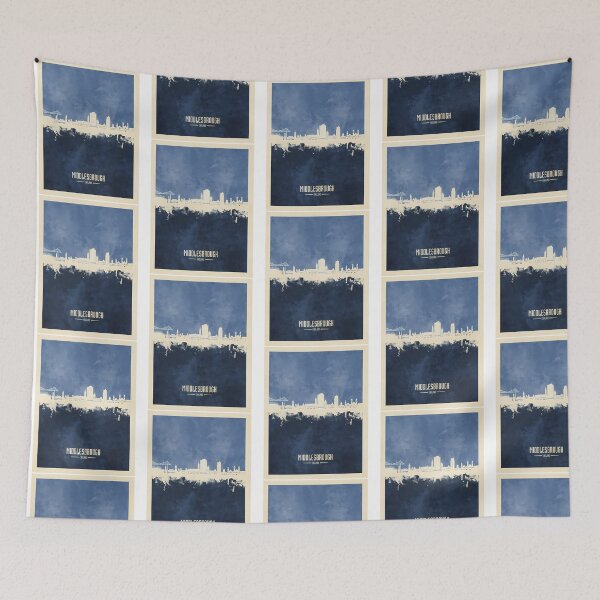 Item preview, Middlesbrough England Skyline designed and sold by ParadiseByArt.