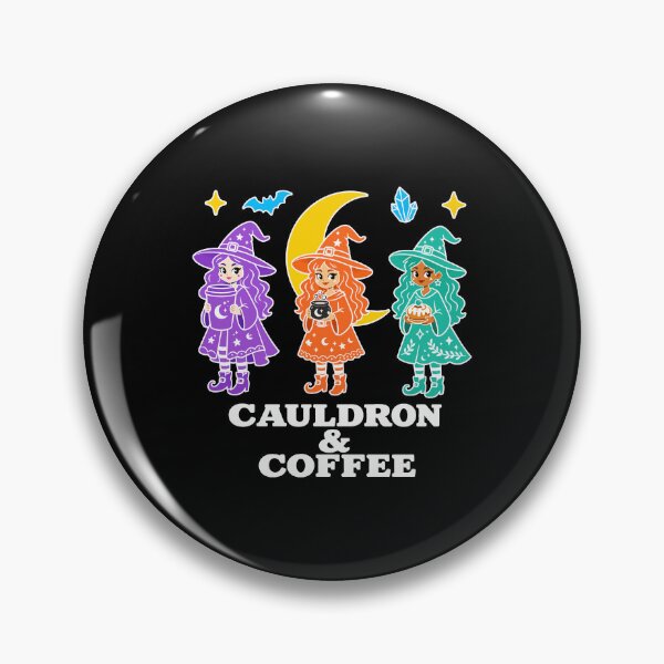 Item preview, Halloween Witch Coffee Coven | Cauldron and Coffee designed and sold by Uglyandcute.