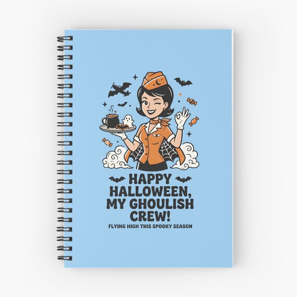 Item preview, Happy Halloween, my ghoulish crew! - Halloween for stewardess designed and sold by ParadoxParadox.
