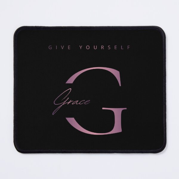 Item preview, Give Yourself Grace Pink Typography Design designed and sold by RenetteWickStudio.