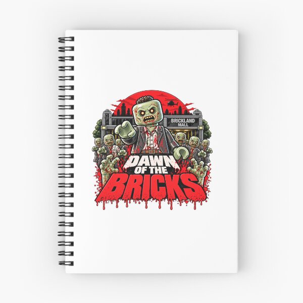 Item preview, Dawn of the Bricks – Zombie Mall Horror Design designed and sold by MAF_Merch.