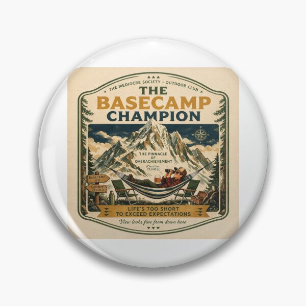 Item preview, The Basecamp Champion designed and sold by The Mediocre Society.