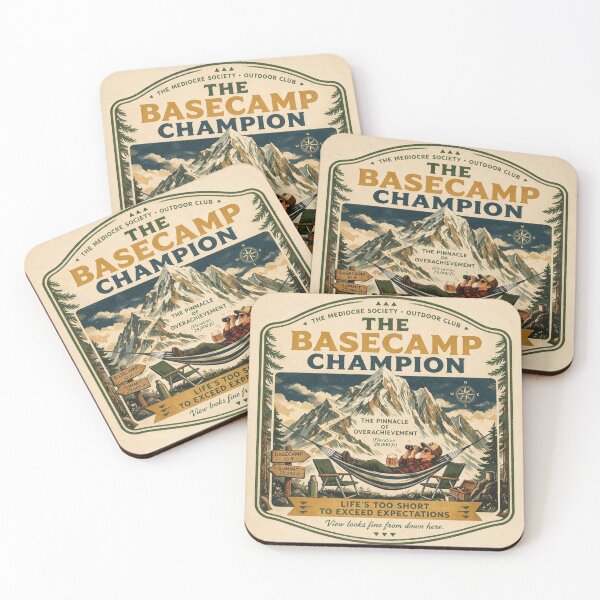 Item preview, The Basecamp Champion designed and sold by The Mediocre Society.