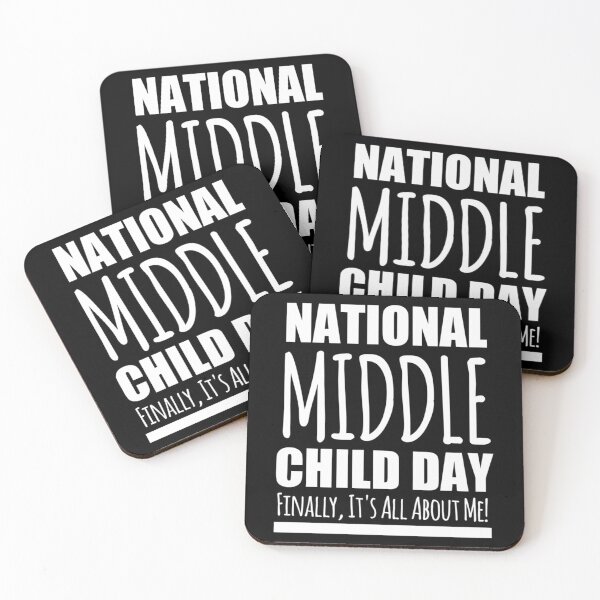 Item preview, National Middle Child Day designed and sold by SilverlakeLove.