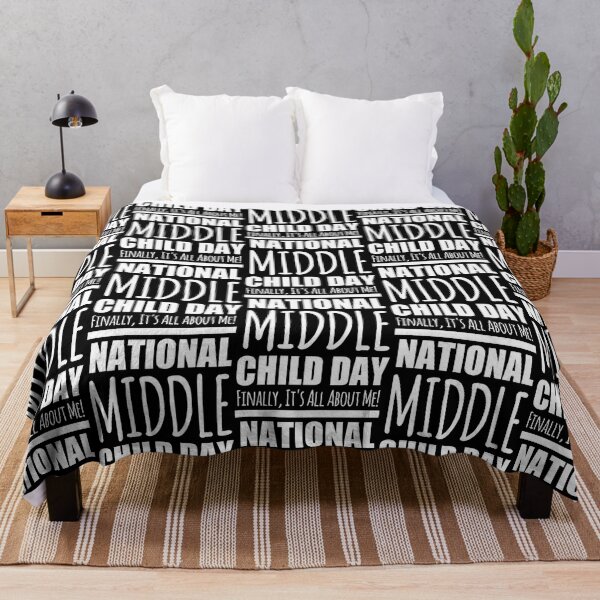 Item preview, National Middle Child Day designed and sold by SilverlakeLove.