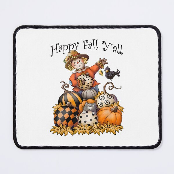 Item preview, Scarecrow Happy Fall Y'all designed and sold by mahdilahlo.