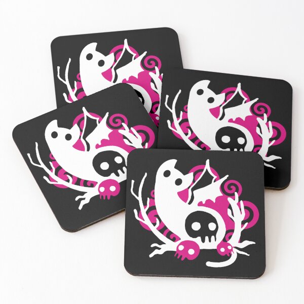 Item preview, Vampire white skull cat halloween logo designed and sold by Konopikyu.