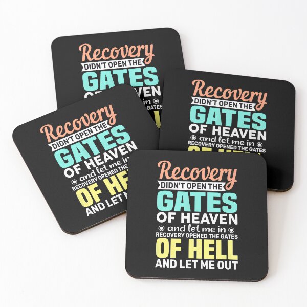 Item preview, Recovery Gates Heaven Hell Quote Slogan designed and sold by banezhobeers.