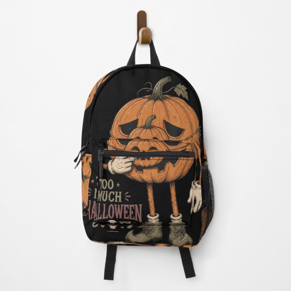 Item preview, Too Much Halloween – Pumpkin Mask Dark Humor designed and sold by CalmDownZone ⭐️⭐️⭐️⭐️⭐️.