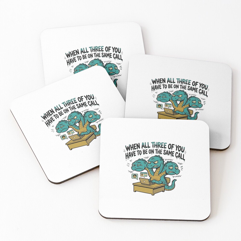 Item preview, Coasters (Set of 4) designed and sold by WarningWindow.