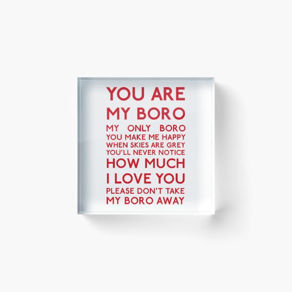 Item preview, Middlesbrough Fc - You Are My Boro designed and sold by ParadiseByArt.