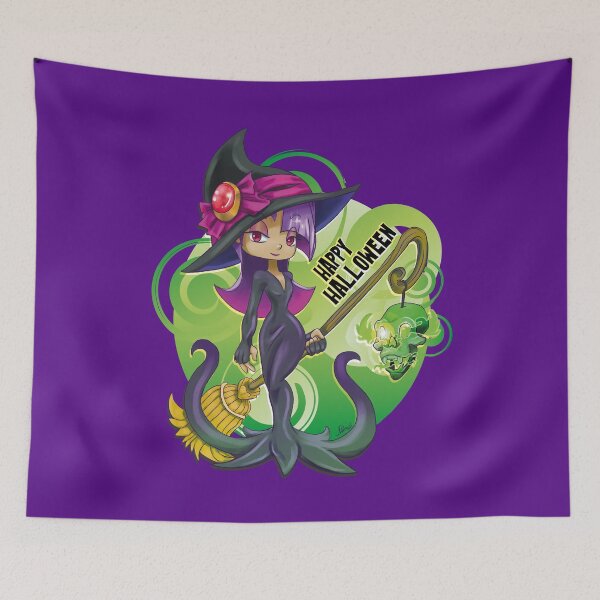 Item preview, Skull witch Happy Halloween designed and sold by Konopikyu.