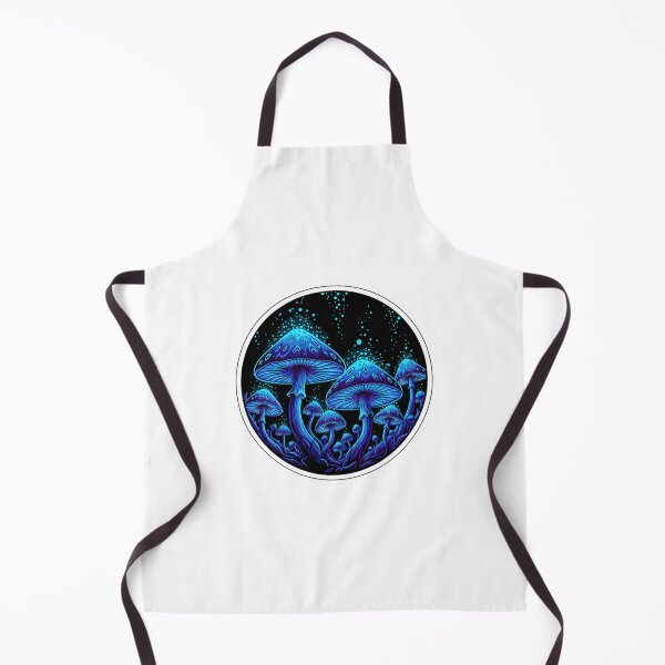 Item preview, Bioluminescent Magic Mushrooms Dark Nature designed and sold by RebelNatures.