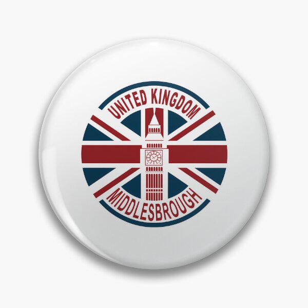 Item preview, Middlesbrough United Kingdom Uk Union Jack British Flag designed and sold by ParadiseByArt.